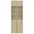 Produktbild 4 för Förvaringsskåp sonoma ek 80x42,5x225 cm konstruerat trä