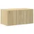 Produktbild 5 för Förvaringsskåp sonoma ek 80x42,5x225 cm konstruerat trä