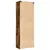 Produktbild 8 för Förvaringsskåp rökfärgad ek 80x42,5x225 cm konstruerat trä