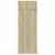 Produktbild 4 för Förvaringsskåp sonoma ek 80x42,5x225 cm konstruerat trä