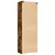 Produktbild 8 för Förvaringsskåp rökfärgad ek 80x42,5x225 cm konstruerat trä