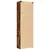 Produktbild 8 för Högskåp rökfärgad ek 80x42,5x249 cm konstruerat trä
