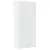 Produktbild 4 för Högskåp vit 80x42,5x249 cm konstruerat trä