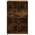 Produktbild 4 för Högskåp rökfärgad ek 80x42,5x124 cm konstruerat trä