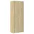 Produktbild 2 för Högskåp sonoma-ek 70x42,5x185 cm konstruerat trä