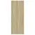 Produktbild 4 för Högskåp sonoma-ek 70x42,5x185 cm konstruerat trä