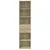 Produktbild 4 för Högskåp sonoma-ek 45x42,5x185 cm konstruerat trä