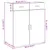 Produktbild 10 för Skänk sonoma-ek 80x42,5x93 cm konstruerat trä