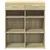 Produktbild 4 för Skänk sonoma-ek 80x42,5x93 cm konstruerat trä