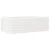 Produktbild 7 för Odlingslådor vit 70x40x23 cm massiv furu
