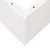Produktbild 8 för Odlingslåda vit 70x70x45,5 cm massiv furu