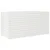 Produktbild 2 för Odlingslåda vit 90x40x45,5 cm massiv furu