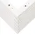 Produktbild 8 för Odlingslåda vit 90x40x45,5 cm massiv furu