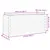 Produktbild 10 för Odlingslåda 110x40x45,5 cm massivt furuträ