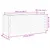 Produktbild 10 för Odlingslåda vaxbrun 110x40x45,5 cm massiv furu