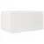 Produktbild 7 för Odlingslåda vit 90x60x45,5 cm massiv furu