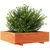 Produktbild 4 för Odlingslåda vaxbrun 90x90x26,5 cm massiv furu