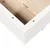 Produktbild 8 för Odlingslåda vit 110x110x26,5 cm massiv furu