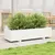 Produktbild 3 för Odlingslåda vit 110x40x26,5 cm massiv furu