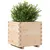 Produktbild 4 för Odlingslåda 50x50x49,5 cm massivt furuträ