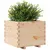 Produktbild 4 för Odlingslåda 60x60x49,5 cm massivt furuträ
