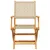 Produktbild 4 för Matgrupp för trädgården 7 delar beige konstrotting/massivt trä