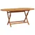 Produktbild 5 för Matgrupp för trädgården 7 delar beige konstrotting/massivt trä