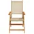 Produktbild 4 för Matgrupp för trädgården 7 delar beige konstrotting/massivt trä