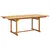 Produktbild 5 för Matgrupp för trädgården 7 delar beige konstrotting/massivt trä