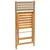 Produktbild 7 för Matgrupp för trädgården 5 delar beige konstrotting/massivt trä