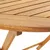 Produktbild 11 för Matgrupp för trädgården 5 delar beige tyg och massivt trä