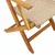Produktbild 9 för Matgrupp för trädgården 5 delar beige konstrotting/massivt trä