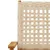 Produktbild 10 för Matgrupp för trädgården 5 delar beige konstrotting/massivt trä