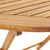 Produktbild 11 för Matgrupp för trädgården 5 delar taupe tyg och massivt trä