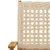 Produktbild 10 för Caféset 3 delar beige konstrotting och massivt trä
