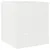 Produktbild 2 för Odlingslådor vit 40x40x46 cm massiv furu