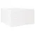 Produktbild 2 för Odlingslådor vit 80x80x46 cm massiv furu