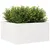 Produktbild 4 för Odlingslåda vit 90x90x46 cm massiv furu