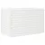 Produktbild 2 för Odlingslådor vit 70x40x46 cm massiv furu