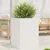Produktbild 3 för Odlingslåda 50x50x68,5 cm vit massiv furu