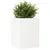 Produktbild 4 för Odlingslåda 50x50x68,5 cm vit massiv furu