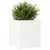 Produktbild 4 för Odlingslåda vit 60x60x68,5 cm massiv furu