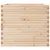 Produktbild 5 för Odlingslåda 80x80x68,5 cm massivt furuträ