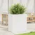 Produktbild 3 för Odlingslåda vit 70x40x68,5 cm massiv furu