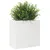 Produktbild 4 för Odlingslåda vit 70x40x68,5 cm massiv furu