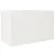 Produktbild 2 för Odlingslåda vit 110x60x68,5 cm massiv furu
