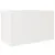 Produktbild 7 för Odlingslåda vit 110x60x68,5 cm massiv furu