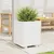 Produktbild 3 för Odlingslådor vit 40x40x49,5 cm massiv furu