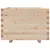 Produktbild 5 för Odlingslåda 70x70x49,5 cm massivt furuträ