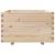 Produktbild 5 för Odlingslåda 80x80x49,5 cm massivt furuträ